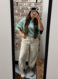 Mocha Embroidered Pants