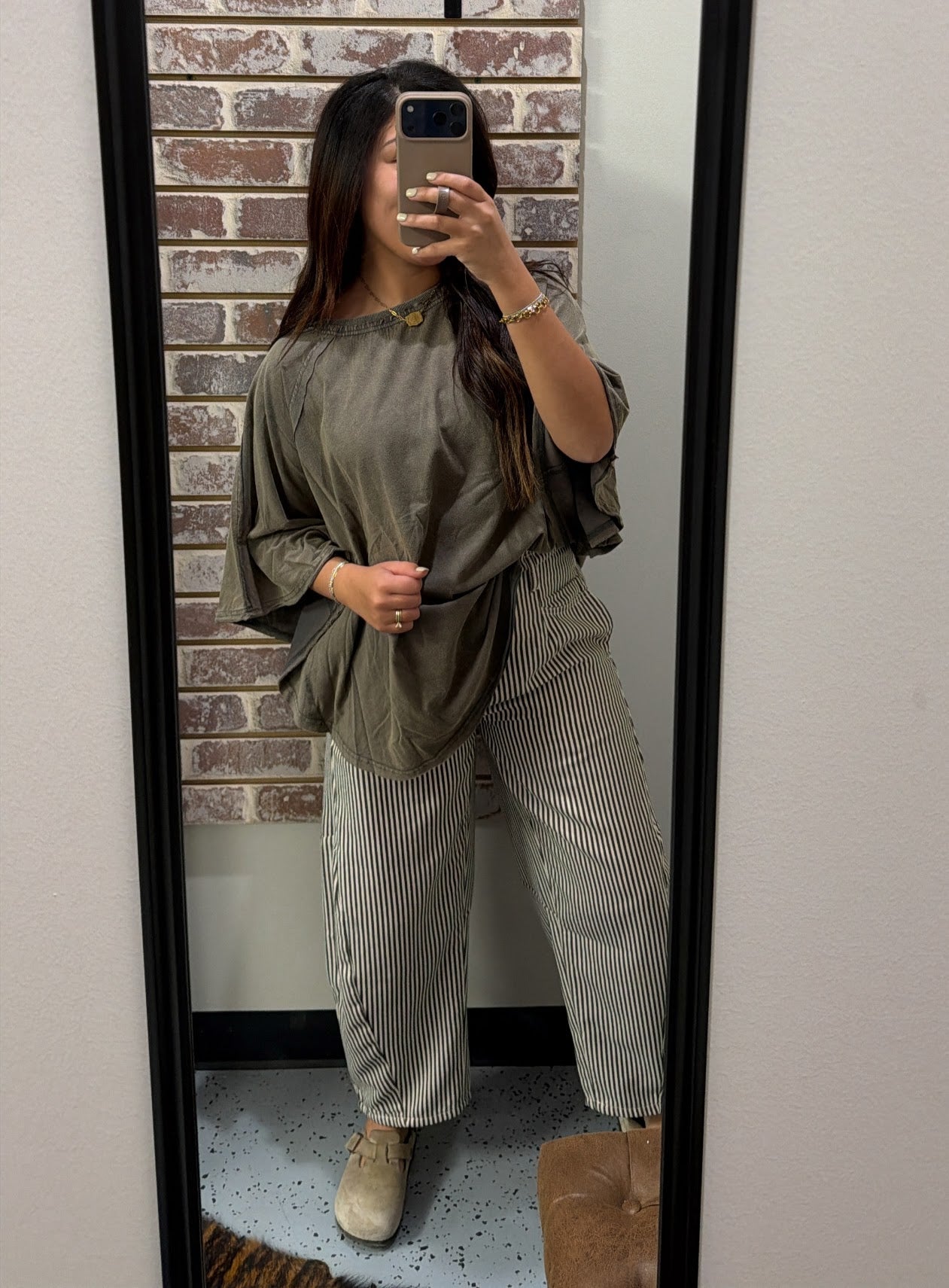 Ash Mineral Wash Top