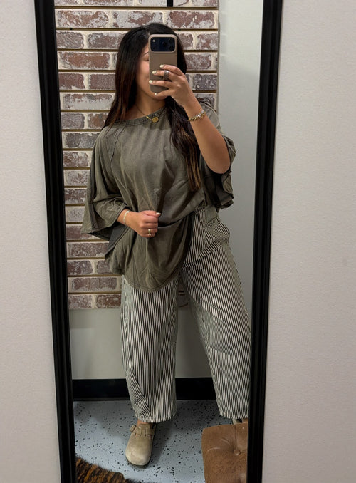 Ash Mineral Wash Top