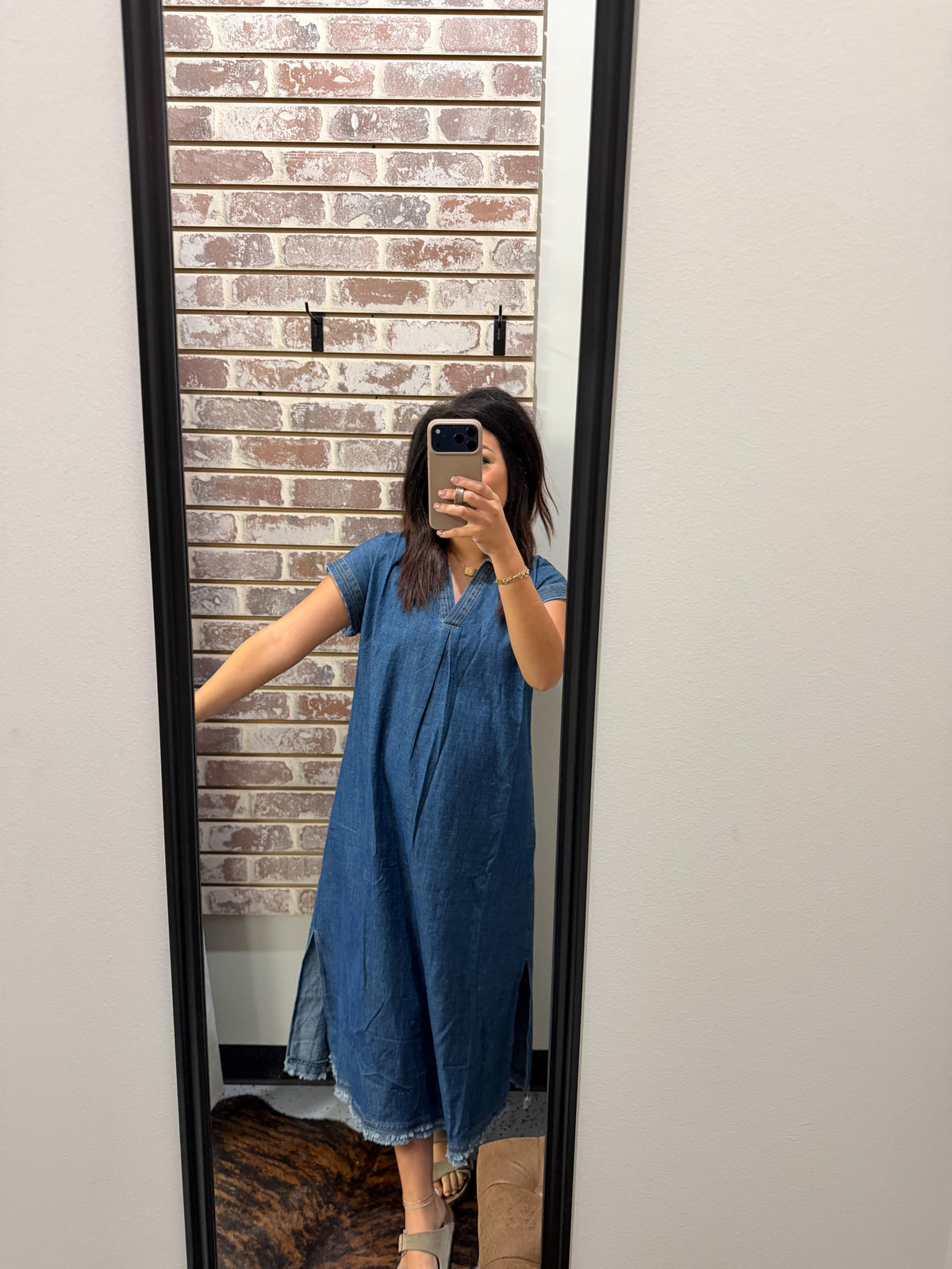 Umgee Denim Dress