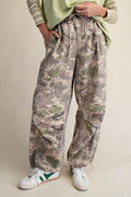 Camo Mineral Washed Pants